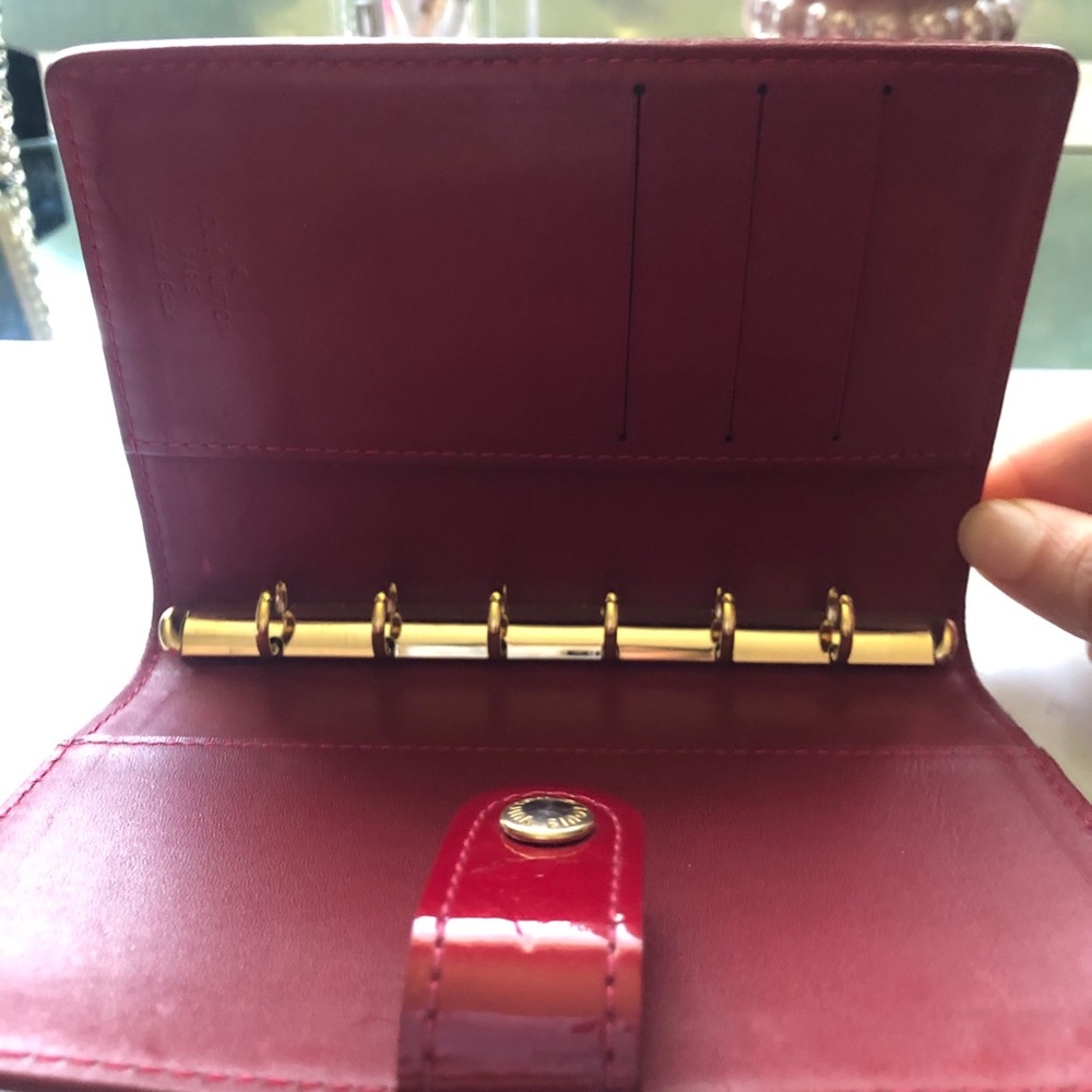 Louis Vuitton Red Patent Planner - Picture 4 of 4